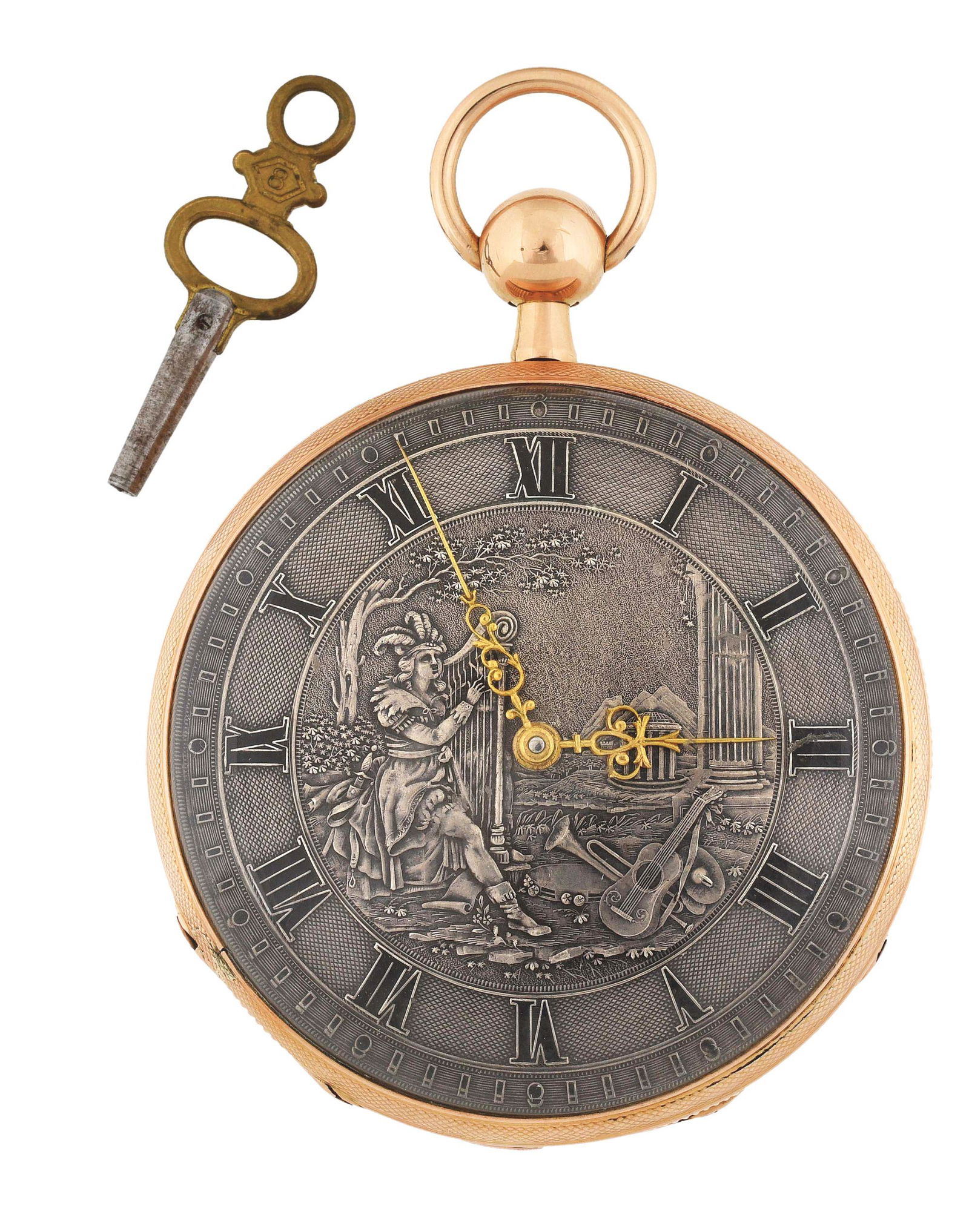 RARE 14K PINK GOLD ANT. ACHARD & CO., SWISS QUARTER (1 of 7)