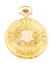 14K GOLD ELGIN MULTICOLOR H/C POCKET WATCH W/FANCY DIAL - 2