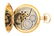 14K GOLD ELGIN MULTICOLOR H/C POCKET WATCH W/FANCY DIAL - 5