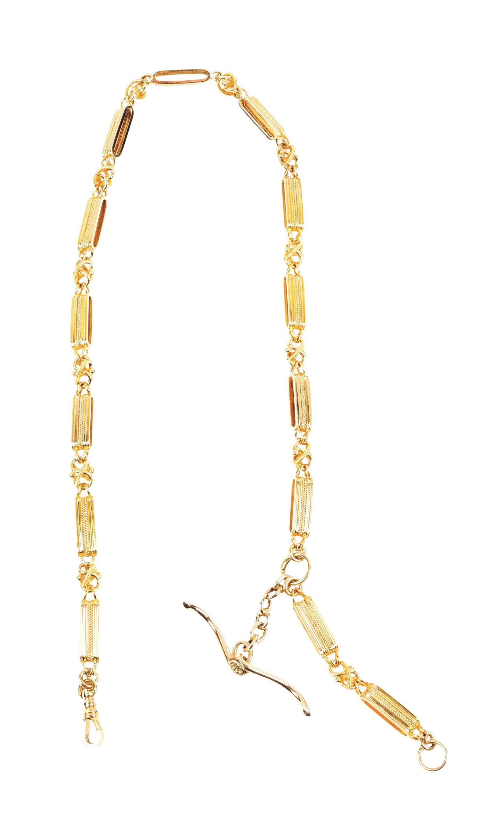 14K YELLOW GOLD POCKET WATCH CHAIN (1 of 2)