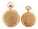 LOT OF 2: 14K ILLINOIS & ELGIN SMALL PENDANT H/C POCKET - 3
