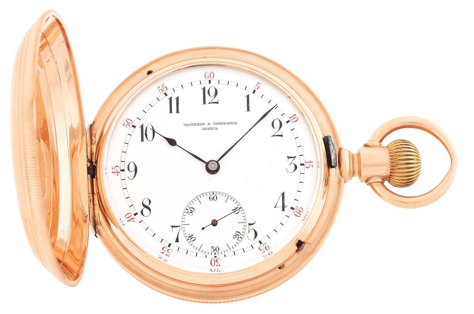 14K PINK GOLD VACHERON & CONSTANTIN TRANSITIONAL H/C (1 of 8)