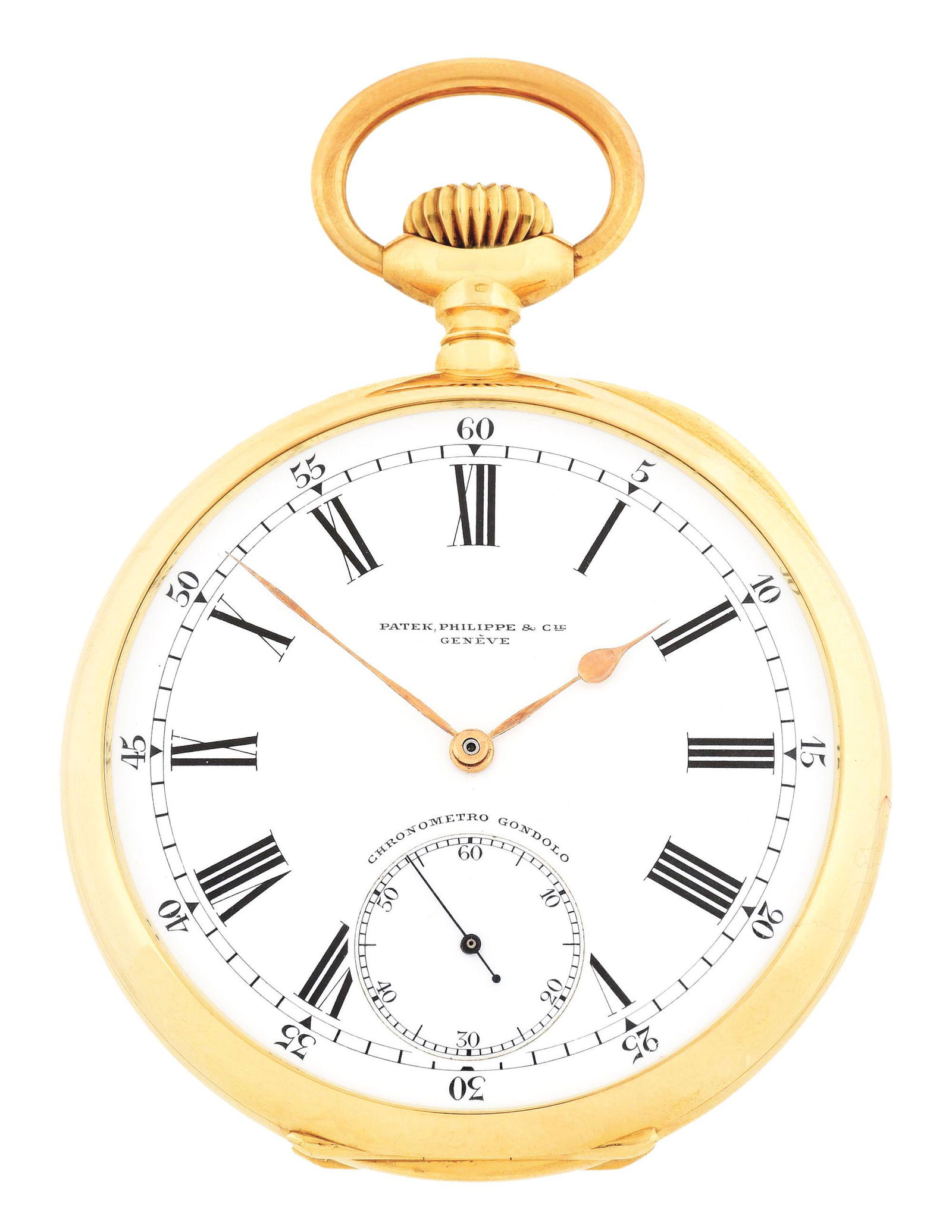 18K GOLD PATEK PHILIPPE & CIE, GENEVE 56MM CHRONOMETRO (1 of 7)