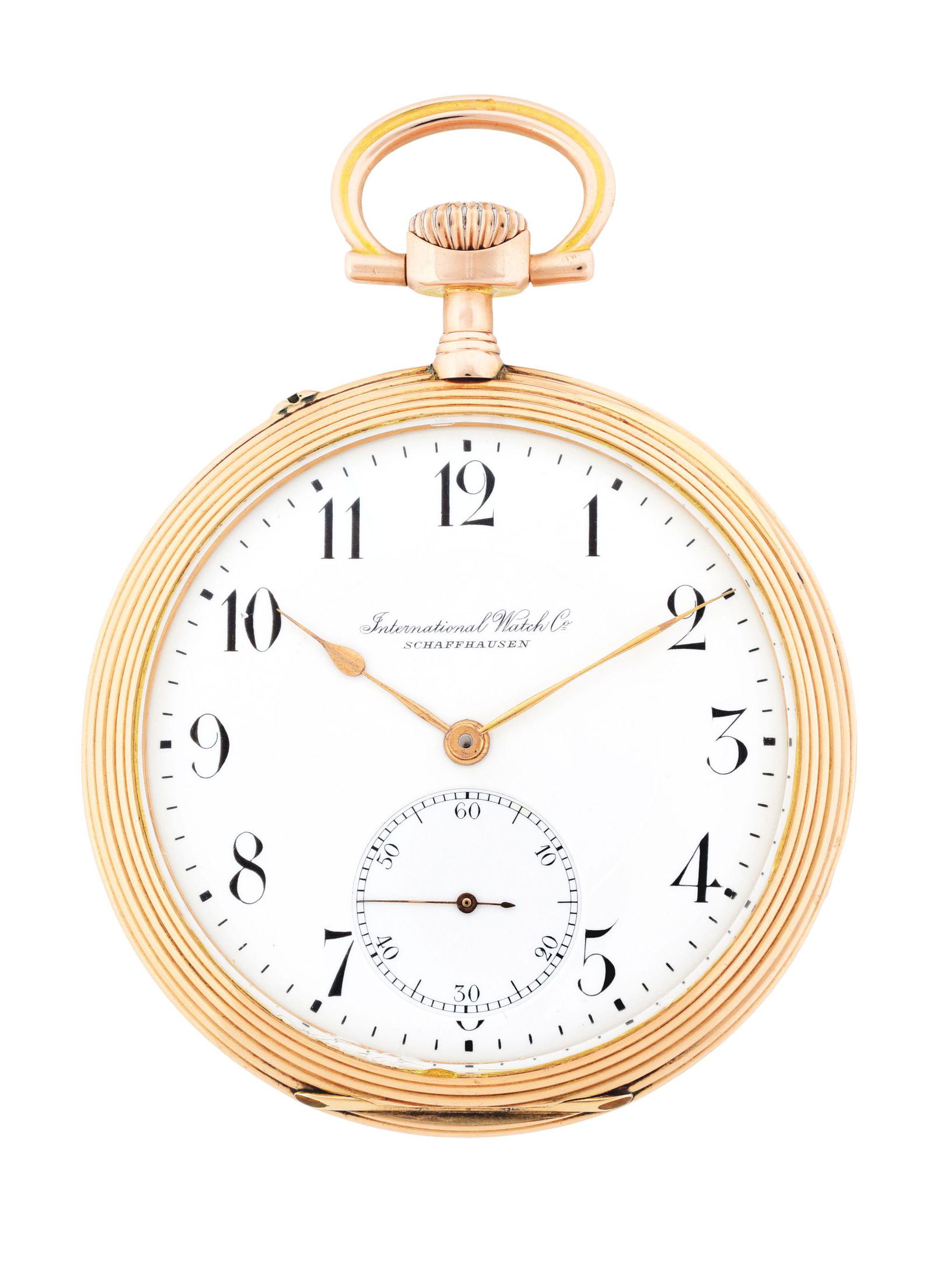 14K PINK GOLD INTERNATIONAL WATCH CO. PROBUS SCAFUSIA (1 of 7)