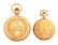 LOT OF 2: 14K GOLD ELGIN & WALTHAM SMALL PENDANT H/C - 2