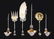 A SET OF THREE GORHAM STERLING LADLES.