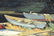 WALTER FARNDON (AMERICAN 1876 - 1964) BOATS IN DRYDOCK. - 4