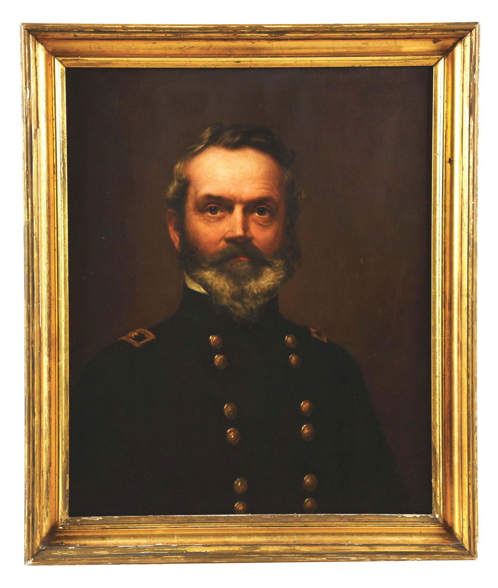 JAMES REEVE STUART (AMERICAN, 1834 - 1915) PORTRAIT OF: Despite being a Virginian, General George Henry Thomas chose to fight for the Union Army during the Civil War and became one of the principal commanders in the Western theater. His bold defense at the