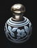 THOMAS WEBB CAMEO ENGLISH PERFUME BOTTLE WITH FLORAL