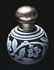 THOMAS WEBB CAMEO ENGLISH PERFUME BOTTLE WITH FLORAL - 2