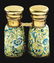 RARE ENAMELED OPERA GLASSES VINAIGRETTE AND DOUBLE - 2