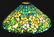 SOMERS FLORAL LEADED GLASS LAMP. - 12