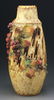 AMPHORA LIGHTING BOLT VASE WITH APPLIED BERRIES. - 3