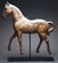 RARE AND UNIQUE FULL-BODY TIN STANDING HORSE WEATHER - 2