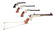 (A) LOT OF 4: STEVENS SINGLE SHOT PISTOLS AND RIFLE. - 2