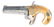 (A) MOORE'S MODEL 1 .41 SINGLE SHOT PISTOL.