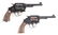 (C) LOT OF 2: SMITH AND WESSON REVOLVERS. - 2