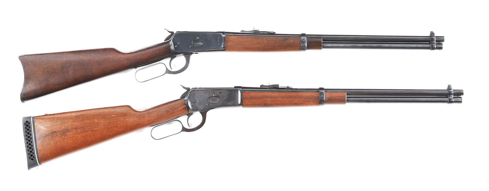 (M) LOT OF 2: ROSSI 92 AND PUMA LEVER ACTION RIFLES.: Lot consists of: Rossi Model 92 lever action rifle. Made in Brazil and imported by Interarms in the 1980's or 1990's. No added mechanically safety. Round steel barrel with a fixed front blade sight an