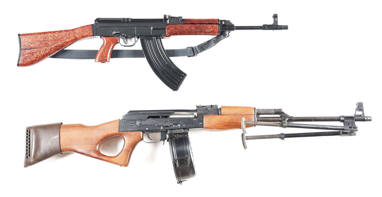 M Lot Of 2 Vz 58 And Norinco Nhm91 Semi Automatic Aug 13 Dan Morphy Auctions In Pa