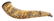 LARGE ENGRAVED POWDER HORN OF EDWARD BOURKE DATED 1868.