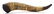 LARGE ENGRAVED POWDER HORN OF EDWARD BOURKE DATED 1868. - 3