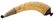 FOLK ART POWDER ENGRAVED POWDER HORN INSCRIBED "THE