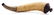 FOLK ART POWDER ENGRAVED POWDER HORN INSCRIBED "THE - 2