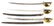 LOT OF 3: US CIVIL WAR NAVY CUTLASSES, 2 SCABBARDS. - 2