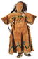 ARAPAHO FEMALE BUCKSKIN DOLL.