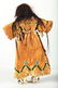ARAPAHO FEMALE BUCKSKIN DOLL. - 2