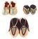 LOT OF 3: PAIRS OF BEADED LADIES AND CHILD'S PLAINS AND