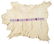 NATIVE AMERICAN ELK SKIN WEARING BLANKET.