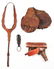 LOT OF 4: U.S. SADDLEBAGS, BREAST COLLAR, BELT HOLSTER - 2