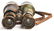 LOT OF 3 CIVIL WAR ERA ITEMS: EARLY BRASS BINOCULARS, - 4