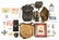 LARGE MIXED LOT OF WWII AND POST WWII GERMAN & SWISS