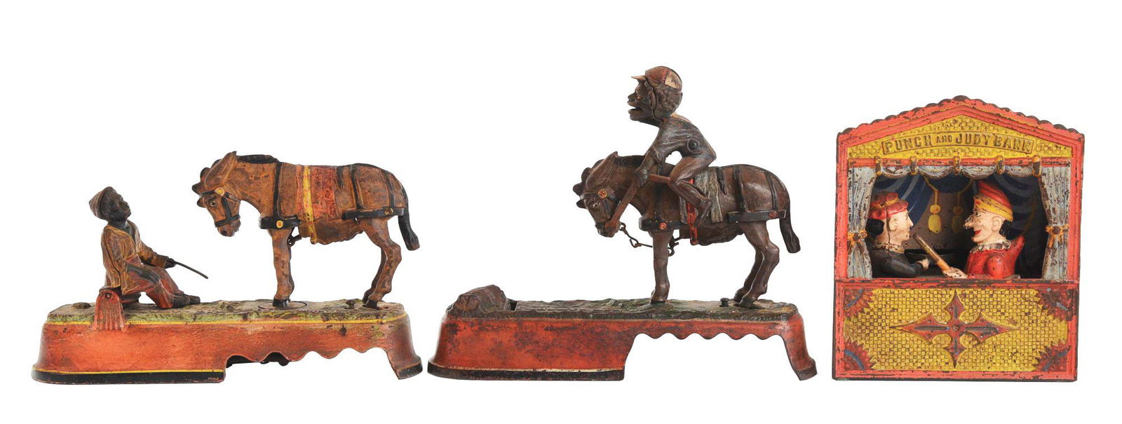 LOT OF 3: MECHANICAL BANKS. (1 of 5)