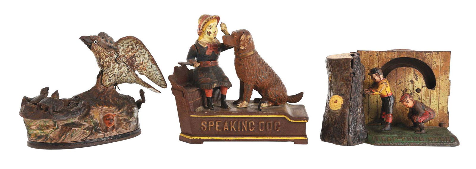 LOT OF 3: MECHANICAL BANKS. (1 of 4)