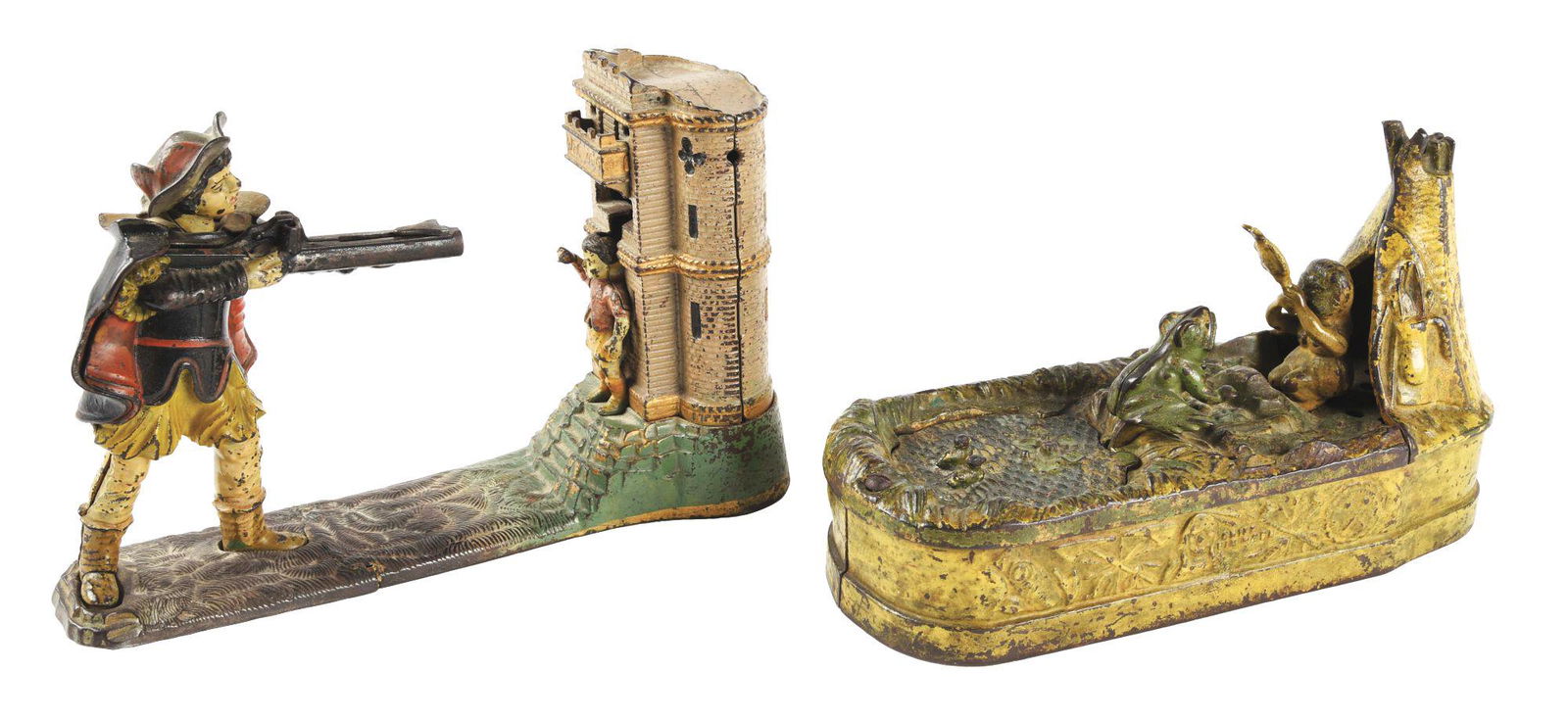 LOT OF 2: WILLIAM TELL AND CHIEF BIG MOON BANKS. (1 of 13)