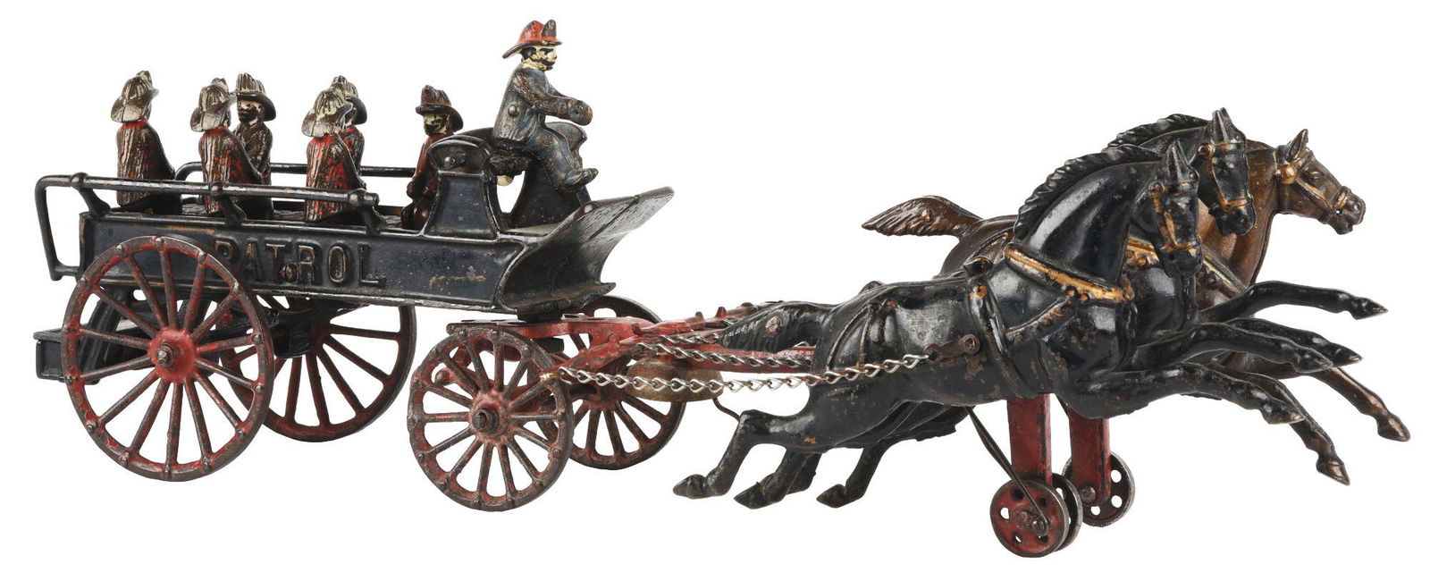 HORSE-DRAWN FIRE PATROL WAGON. (1 of 5)