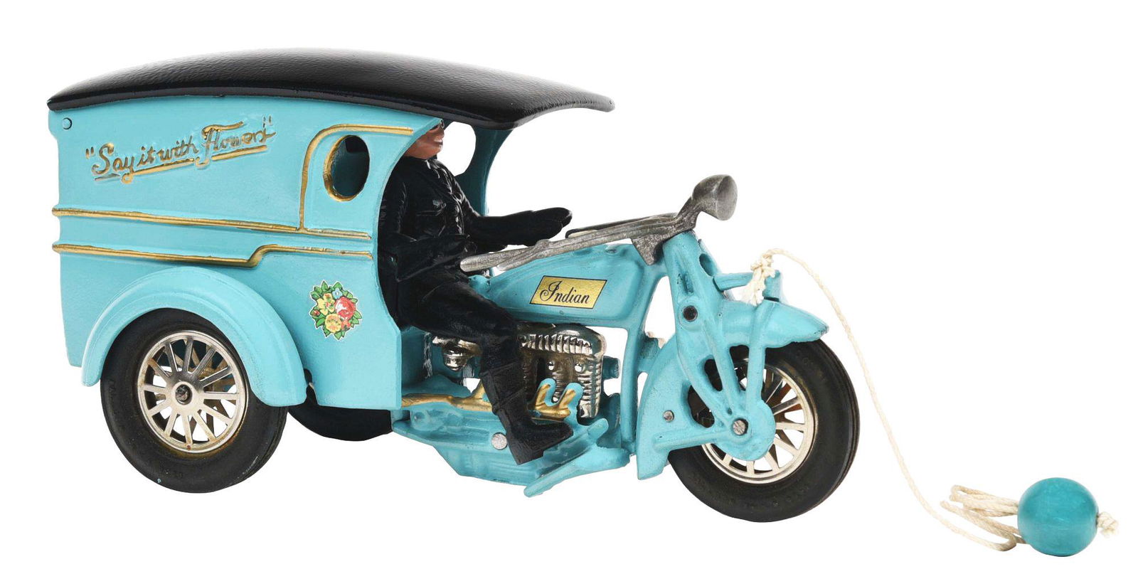 CAST-IRON CONTEMPORARY DON LEWIS "SAY IT WITH FLOWERS" (1 of 2)