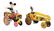LOT OF 2: AMERICAN MADE TIN LITHO WHOOPEE CAR TOYS.