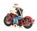 CAST-IRON HUBLEY POPEYE PATROL MOTORCYCLE TOY. - 2