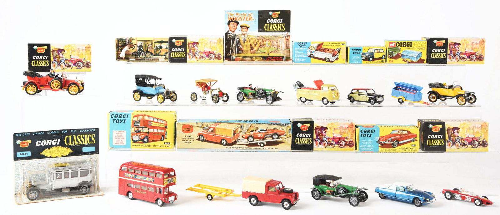 LOT OF 13: VARIOUS CORGI DIE-CAST VEHICLES IN ORIGINAL (1 of 2)