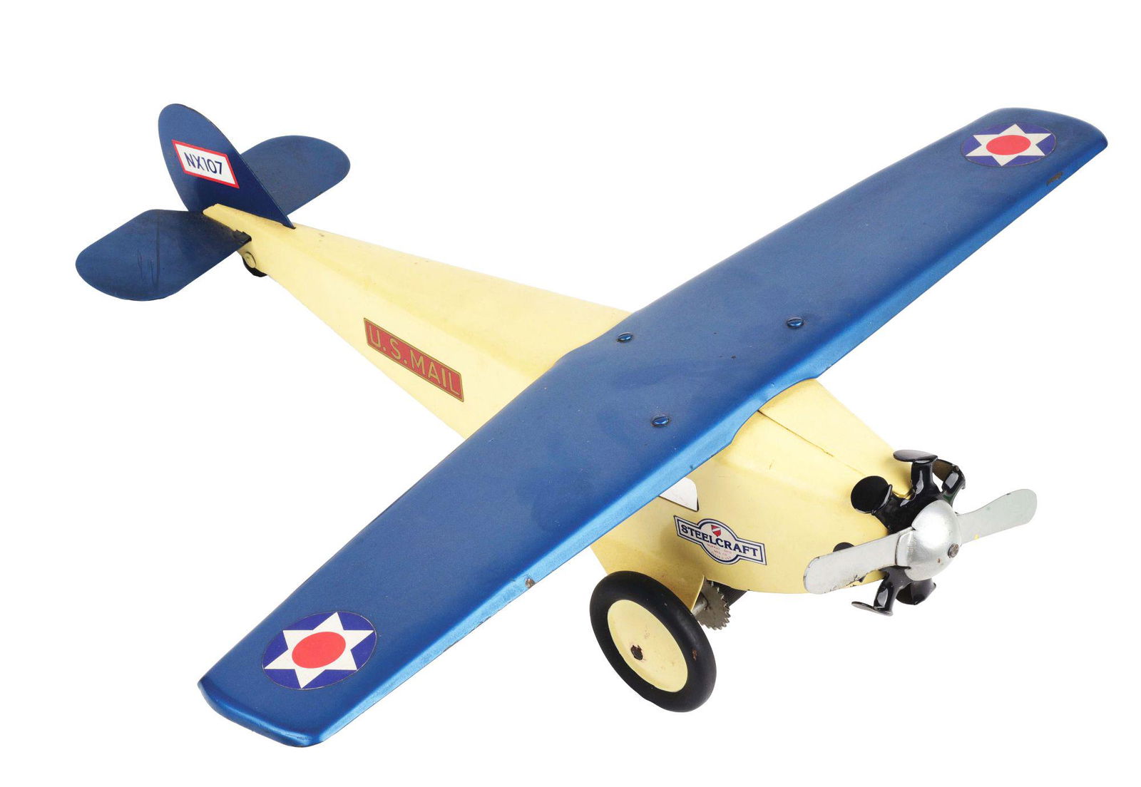 PRESSED STEEL STEELCRAFT U.S. MAIL PLANE. (1 of 5)