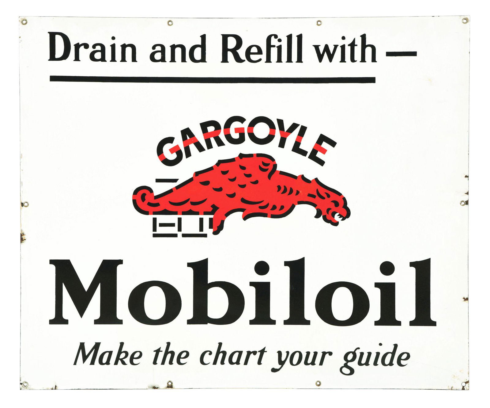 DRAIN & REFILL WITH GARGOYLE MOBILOIL PORCELAIN SERVICE (1 of 2)