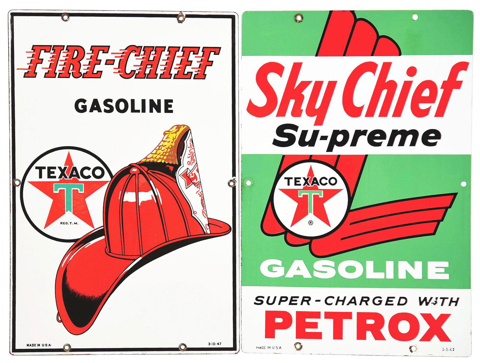 LOT OF 2: TEXACO FIRE CHIEF & SKY CHIEF SUPREME (1 of 2)