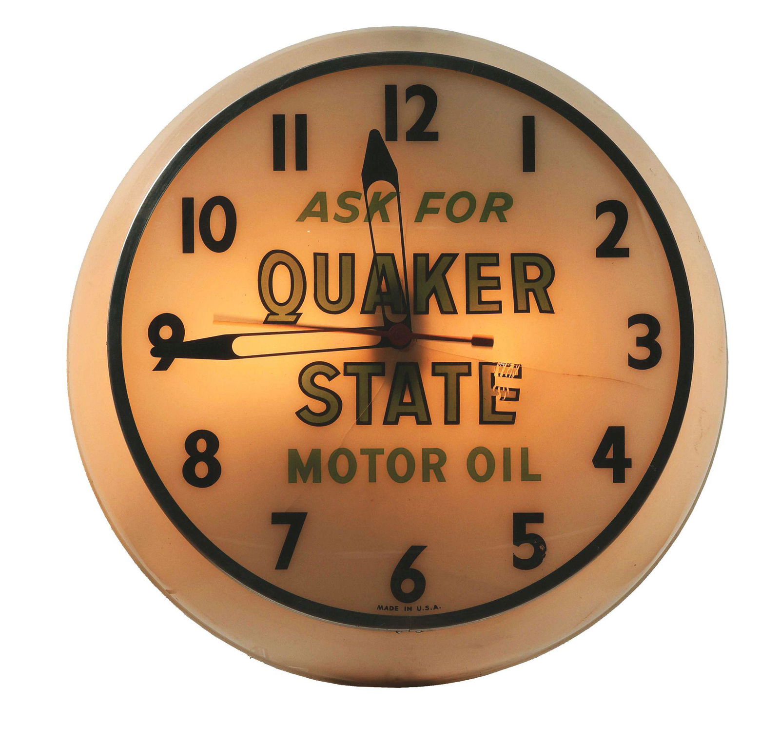 QUAKER STATE MOTOR OILS DUALITE LIGHT UP SERVICE (1 of 3)