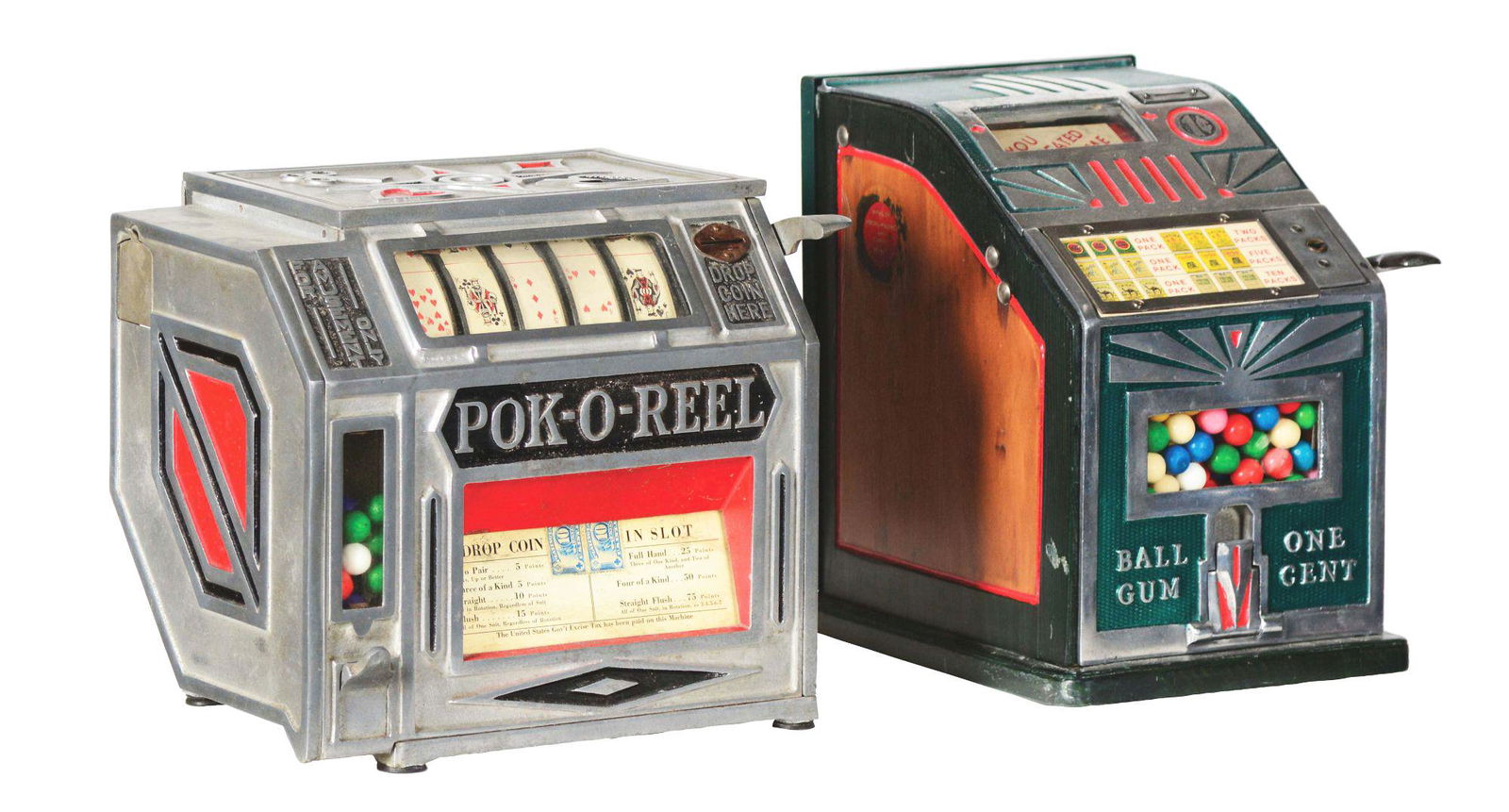 LOT OF 2: 1¢ GROTCHEN TOOL POK-O-REEL AND SUPERIOR (1 of 5)