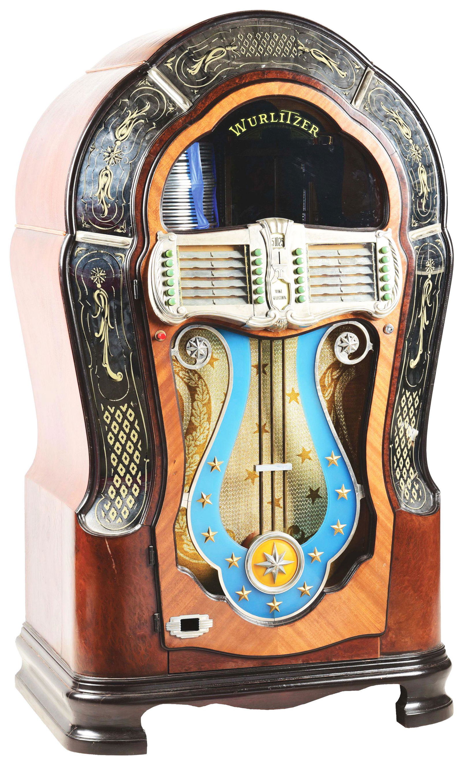 WURLITZER MULTI-SELECTOR PHONOGRAPH. (1 of 7)