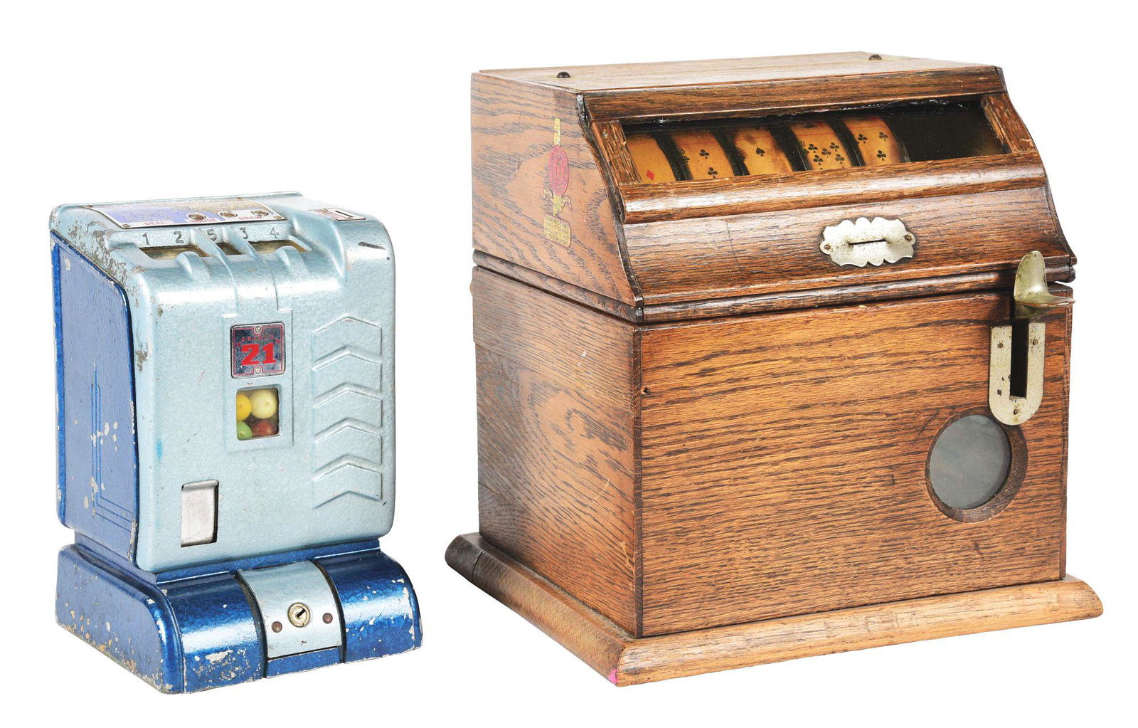 LOT OF 2: 1¢ AND 5¢ TRADE STIMULATORS. (1 of 5)